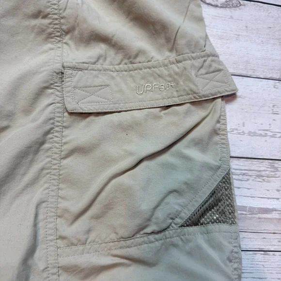 Columbia Beige Khaki Convertible Casual Performance Pants‎ Shorts Men's Size L - Picture 4 of 15